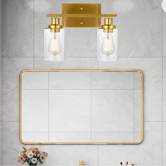 Gold Light Fixture - Picture 6 of 10